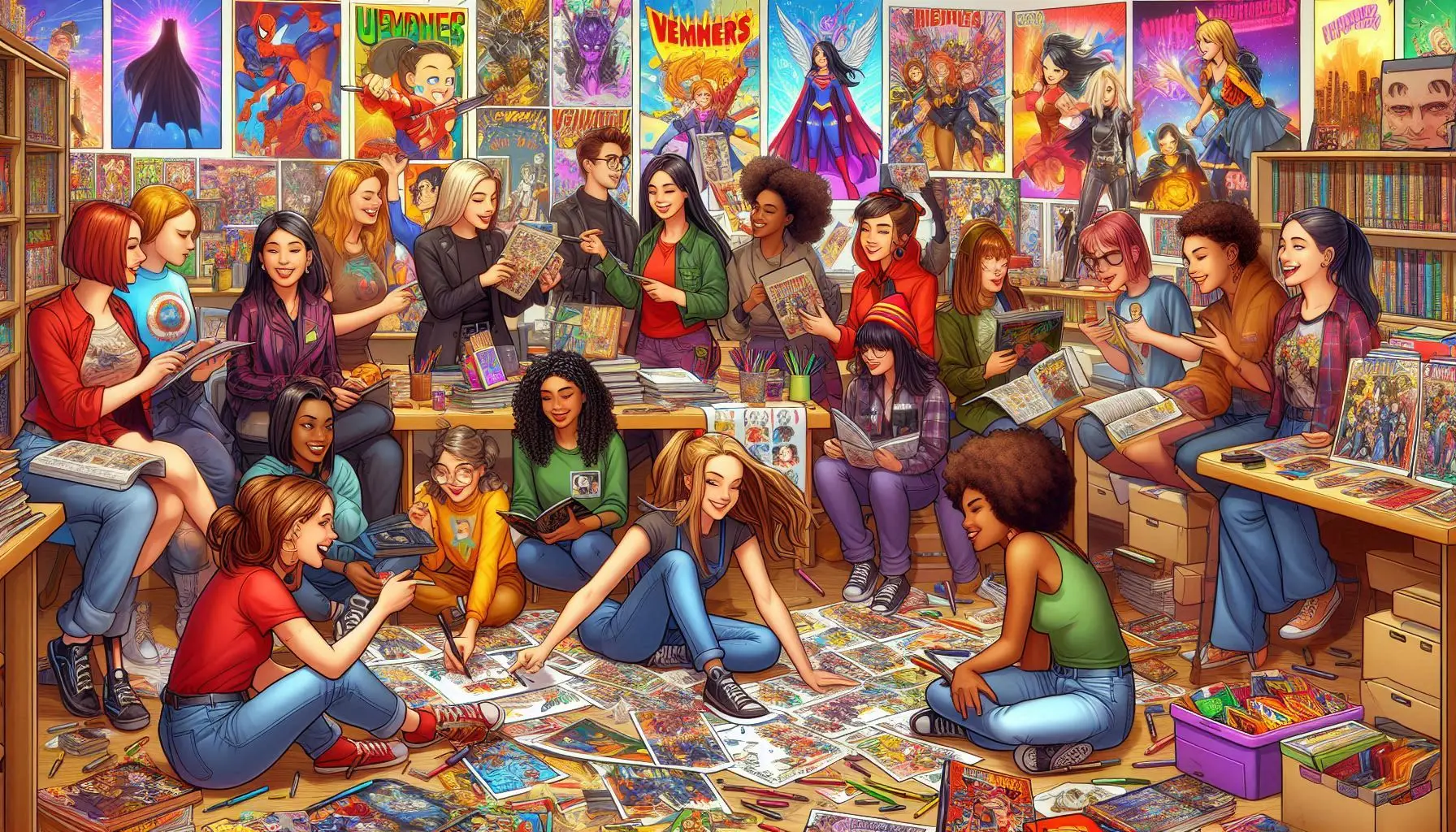 迷妹漫畫(huà)團(tuán)隊(duì)活動(dòng)